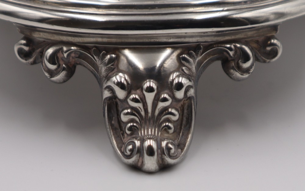 Antique Silver Decanter Stand. View VII