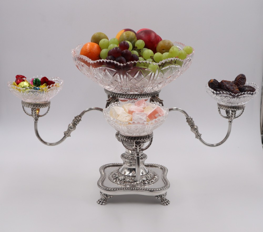 Antique Silverplated Table Centrepiece. View VI