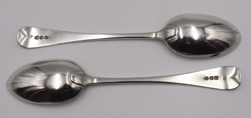 Antique Silver Serving Spoons. View III