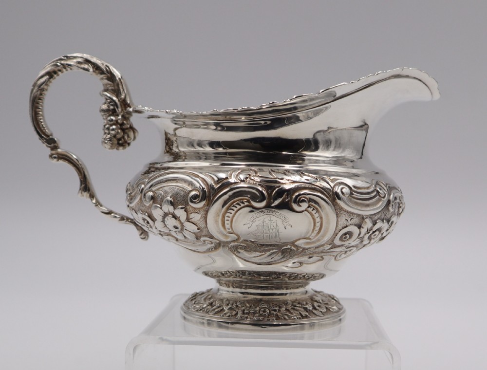 Antique Silver Cream Jug. View VI