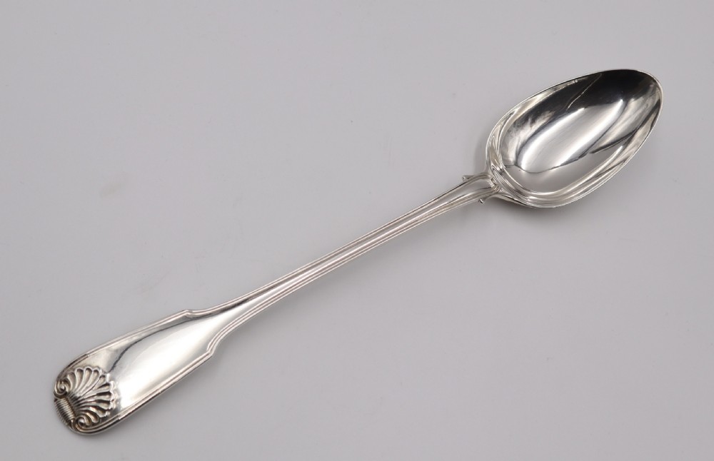Antique Silver Basting Spoon.