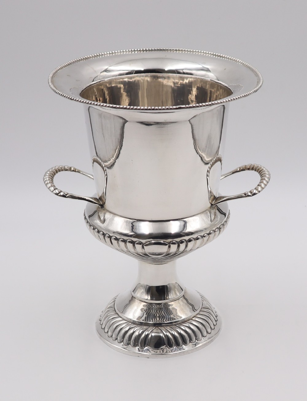 Silver Wine Cooler.