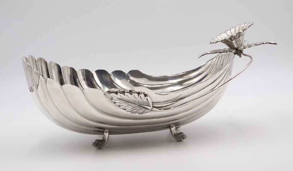 Large Silver Fruit Bowl. View V
