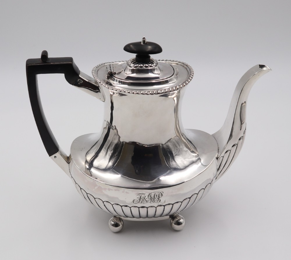 Antique Silver Tea & Coffee Service. View III