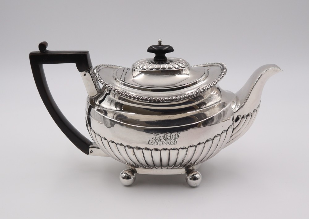 Antique Silver Tea & Coffee Service. View V