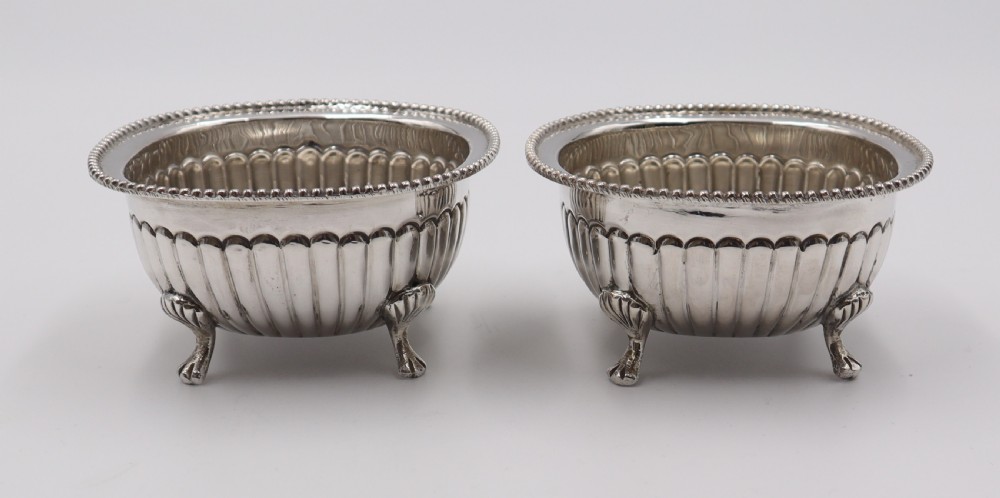 Pair Silver Sweet DIshes.