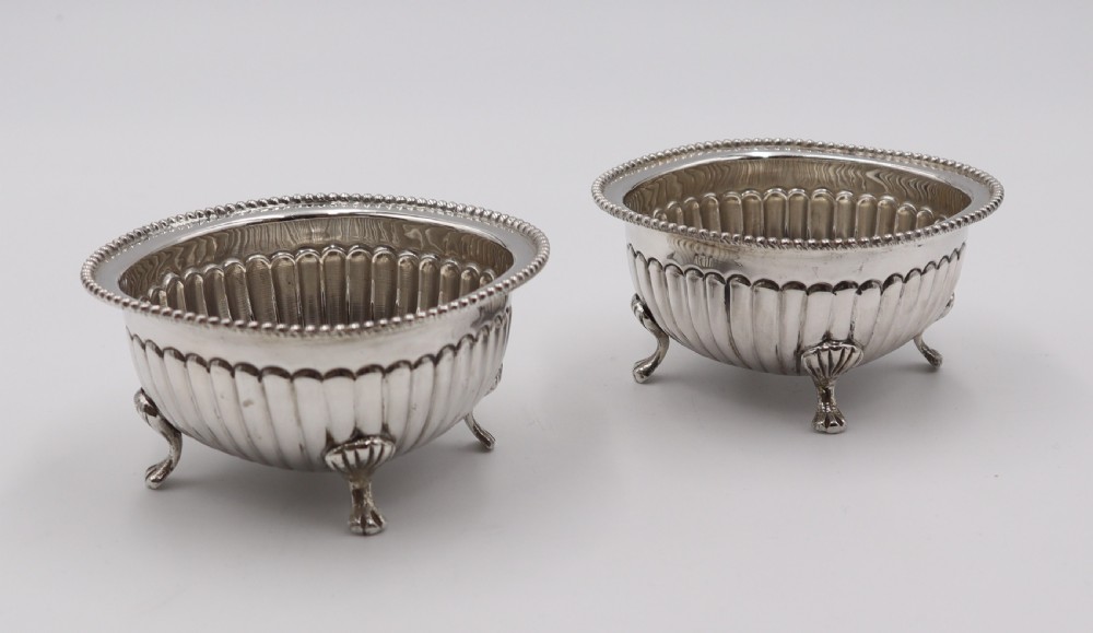 Pair Silver Sweet DIshes. View III