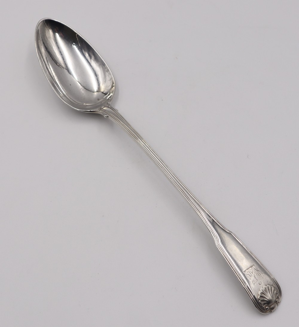 Antique Silver Basting Spoon.