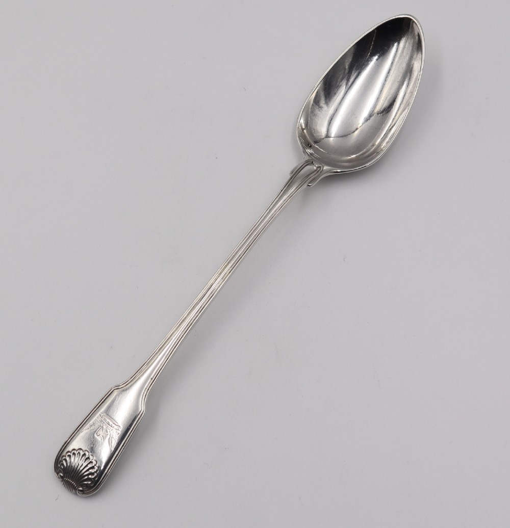 Antique Silver Basting Spoon.
