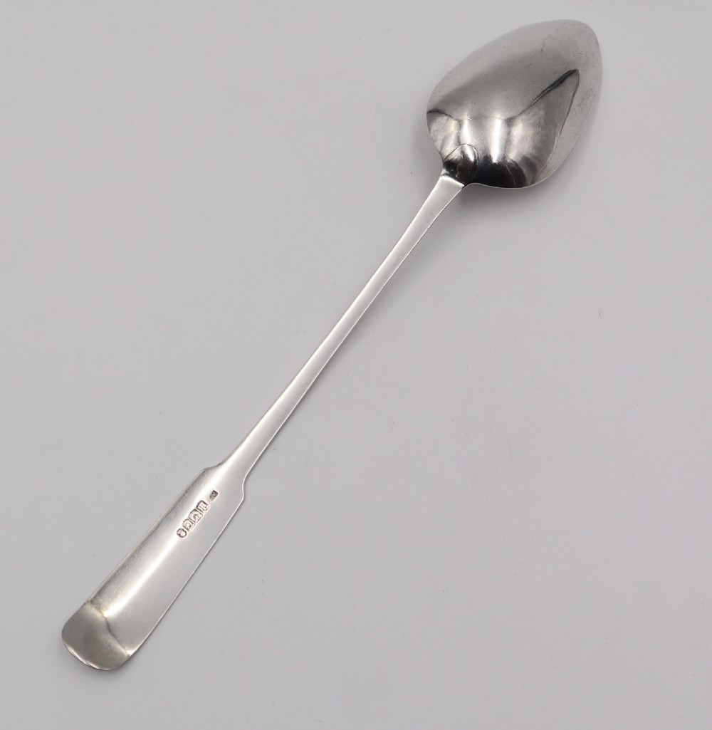 Antique Scottish Silver Basting Spoon. View II