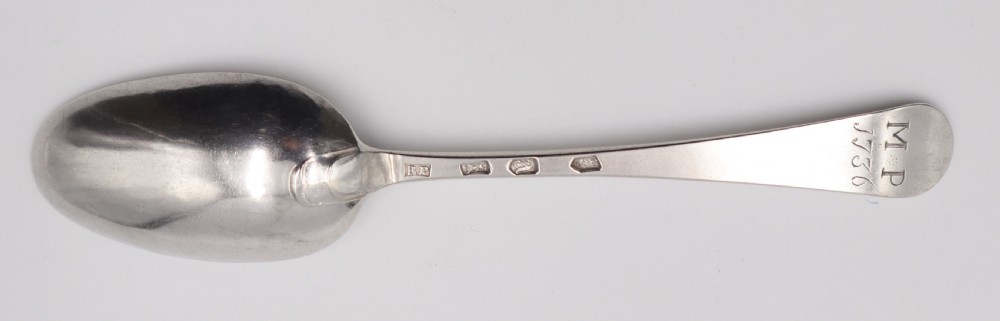 Antique Silver Serving Spoon. View III
