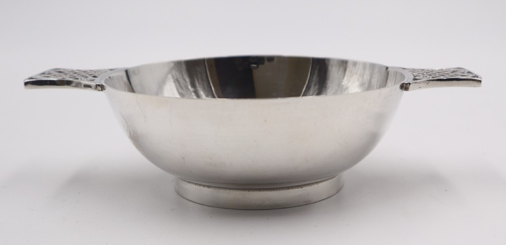 Scottish Silver Quaich. View II