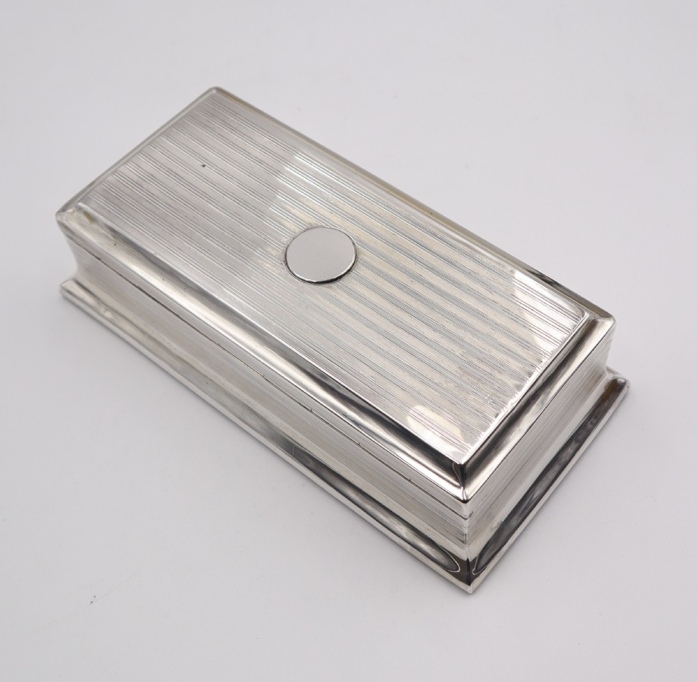 Antique Silver Cigar Box. View IV