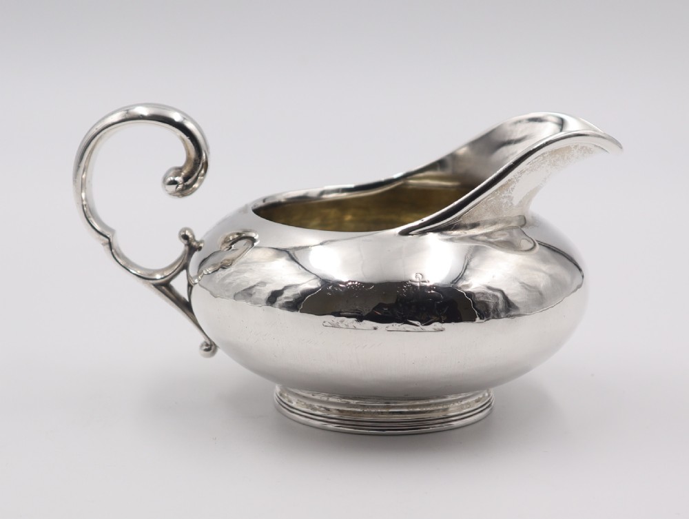 Antique Silver Sugar & Cream Suite. View VII