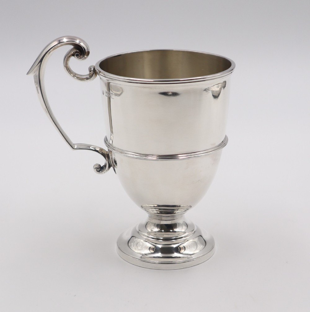 Large Antique Silver Mug.