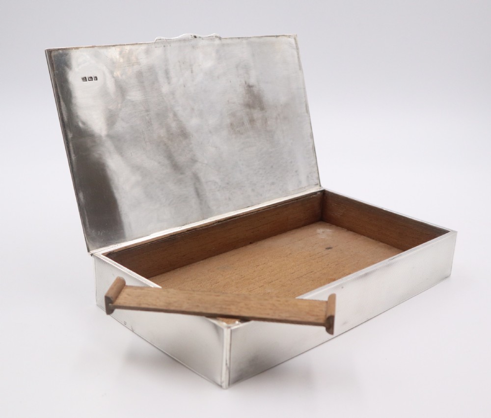 Silver Cigar Box. View V