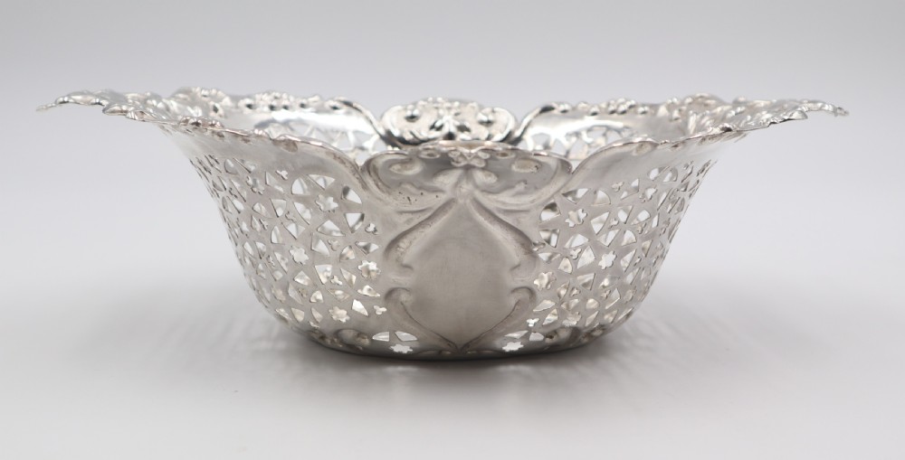 Antique Silver Fruit Dish. View II