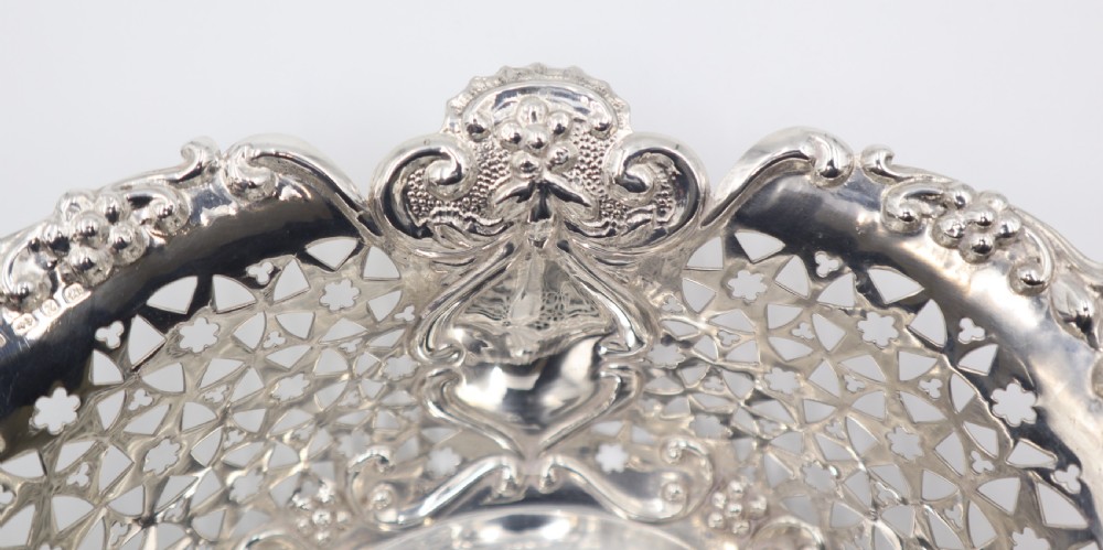 Antique Silver Fruit Dish. View V