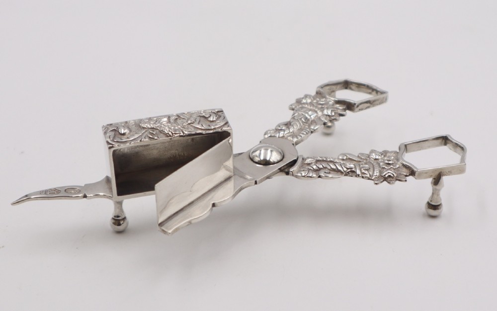 Pair Antique Silver 