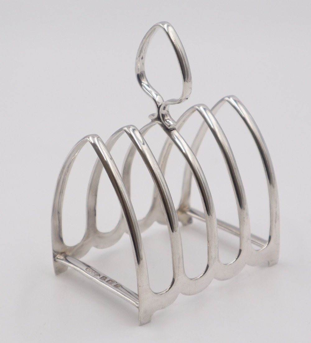 Antique Silver Toast Rack.