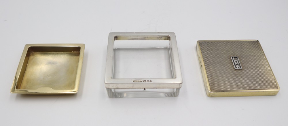 Silver Art Deco Dressing Table Set. View IX
