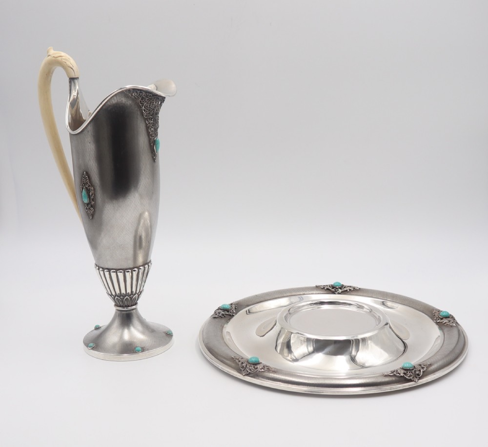 Silver Ewer & Basin. View IV