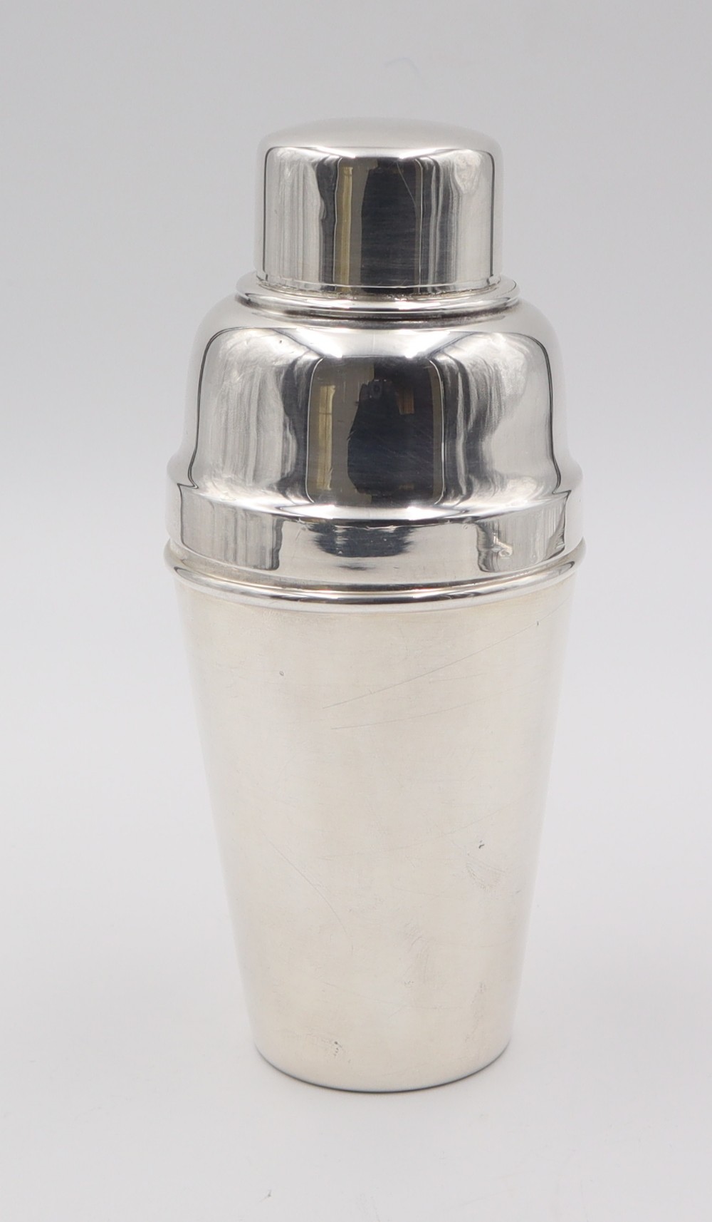 Antique Silverplated Cocktail Shaker.