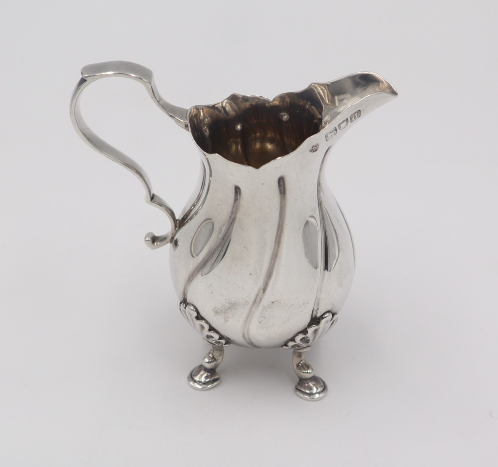 Antique Silver Cream Jug.