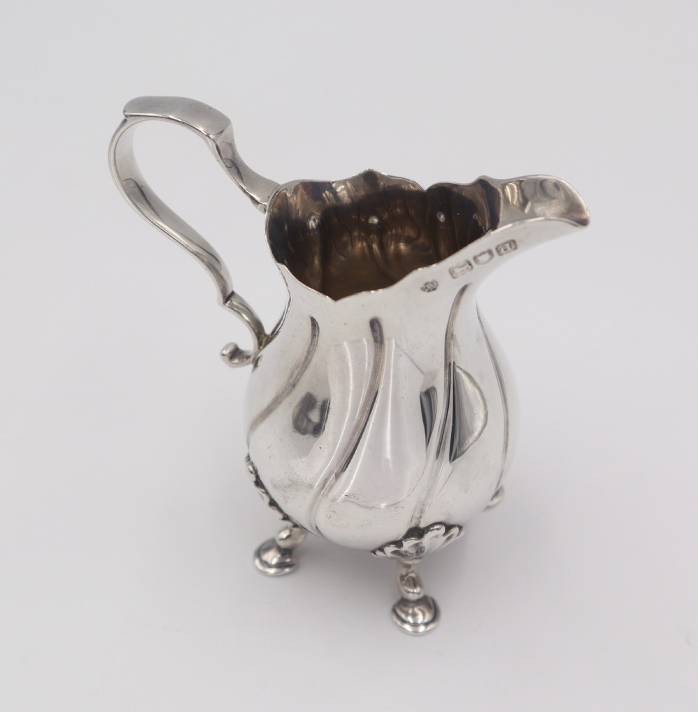Antique Silver Cream Jug. View II