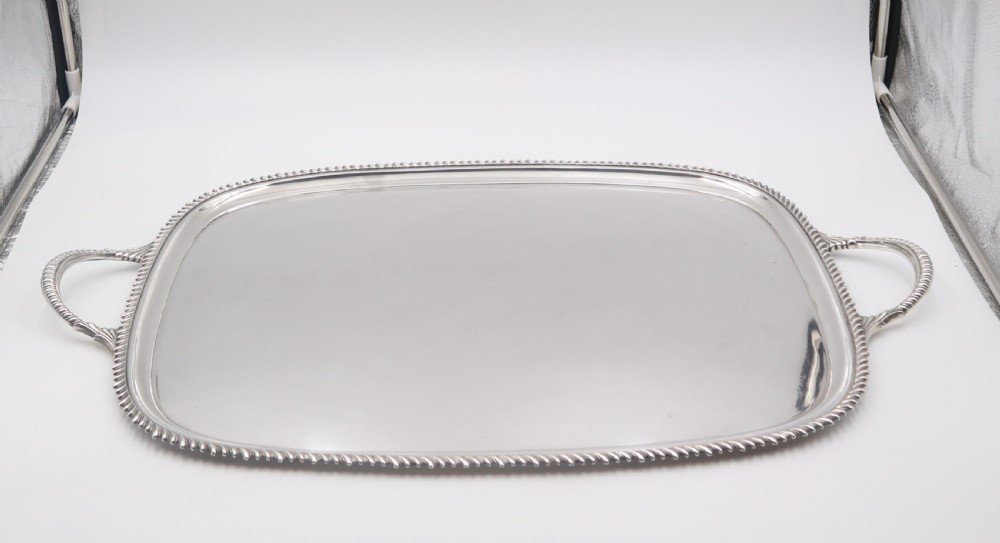 Antique Silverplated Tray.