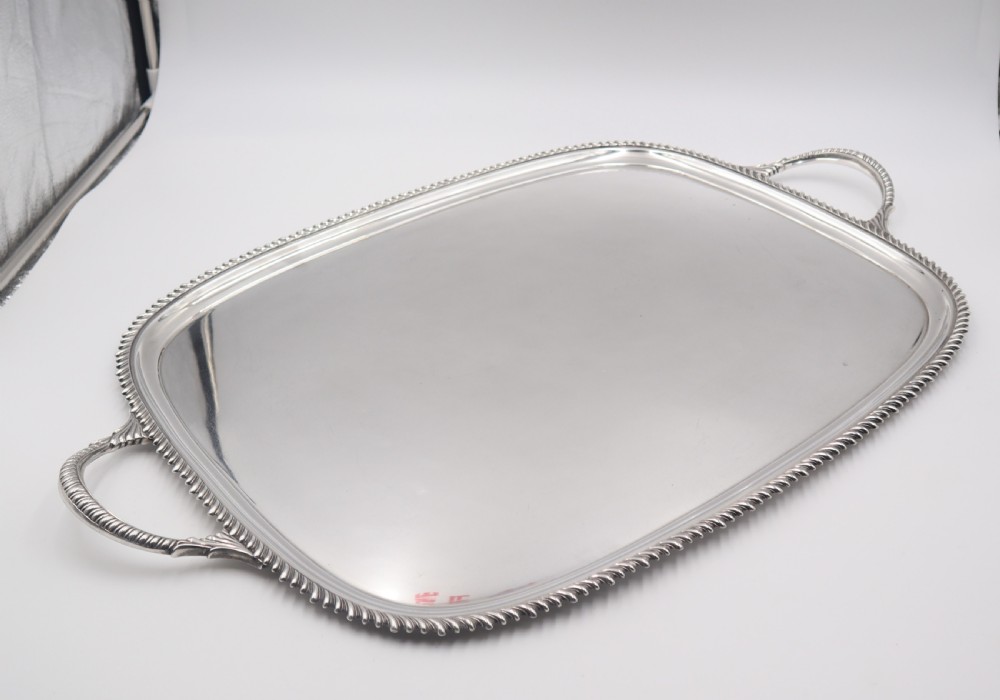 Antique Silverplated Tray. View II