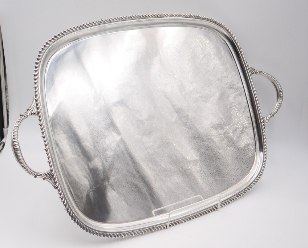 Antique Silverplated Tray. View III