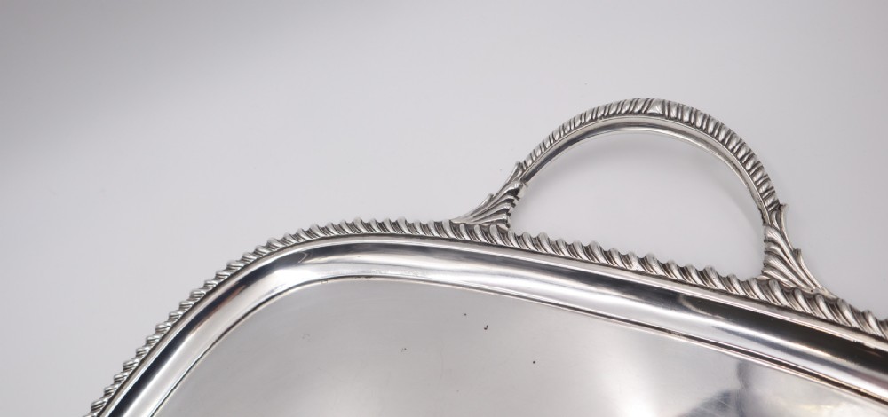 Antique Silverplated Tray. View IV