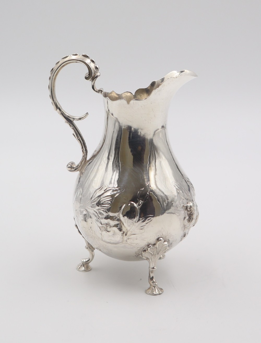 Antique Silver Cream Jug.