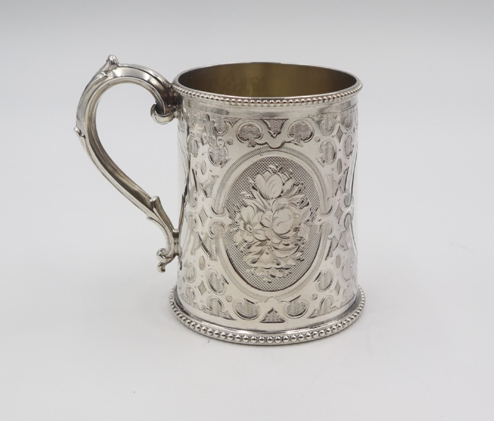 Antique Silver Child's Mug.