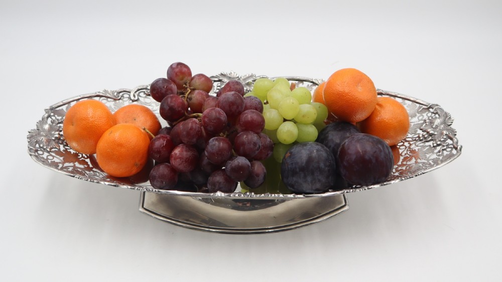 Silver Fruit Dish. View V