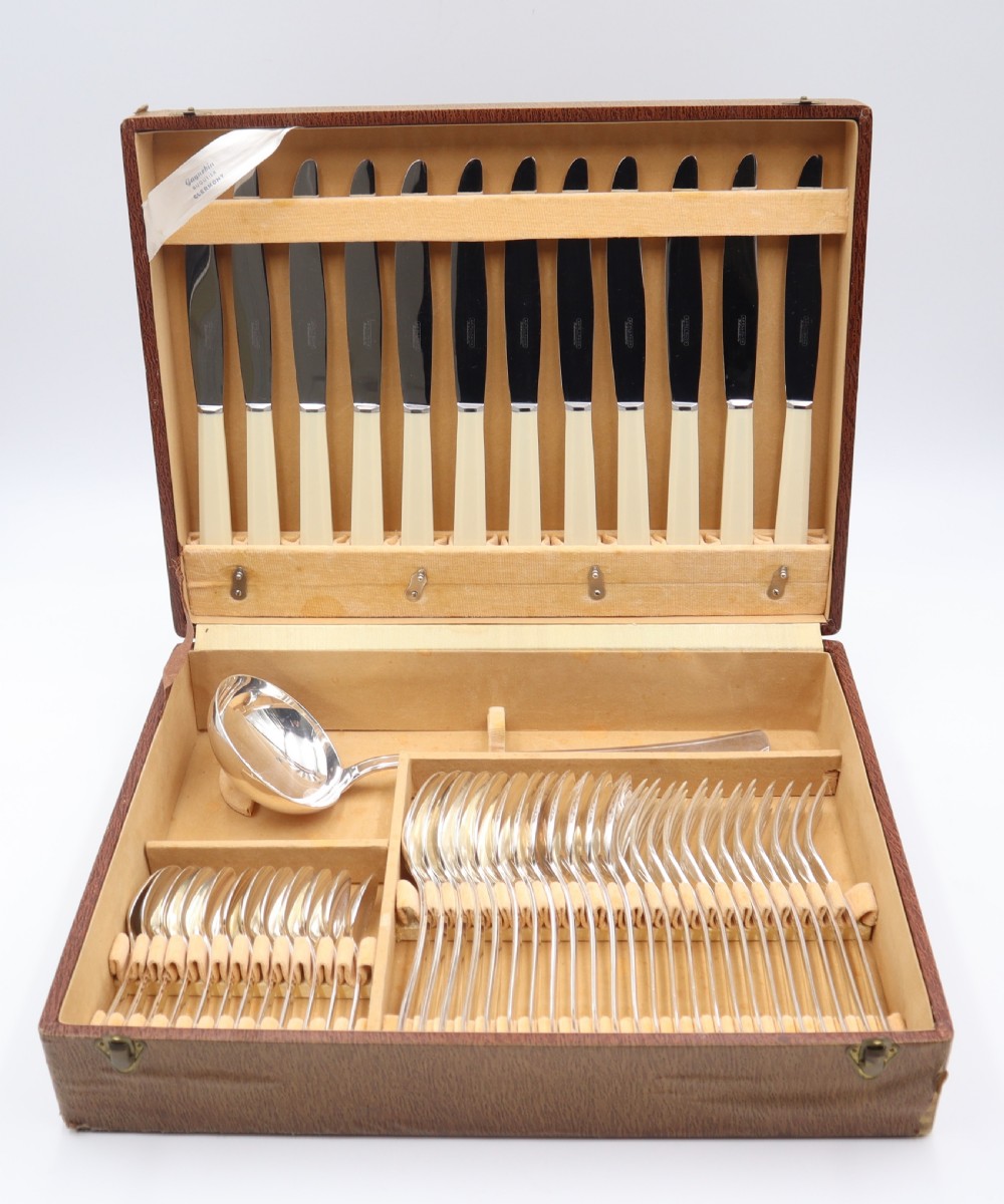 Art Deco Silverplated Cutlery Service.