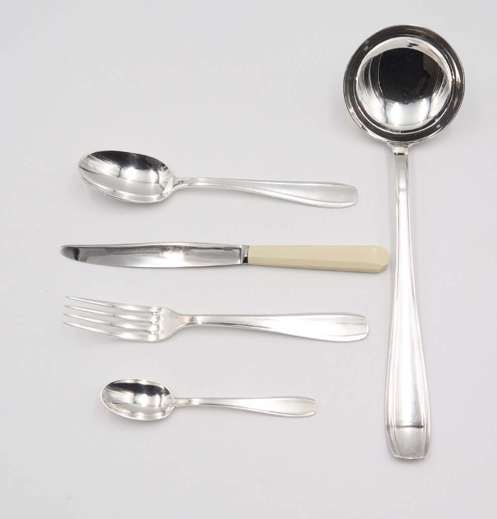 Art Deco Silverplated Cutlery Service. View IV