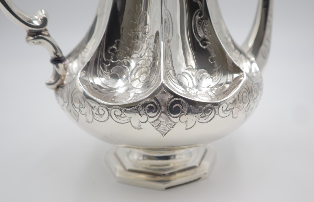 Antique Silver Coffee Pot. View VI