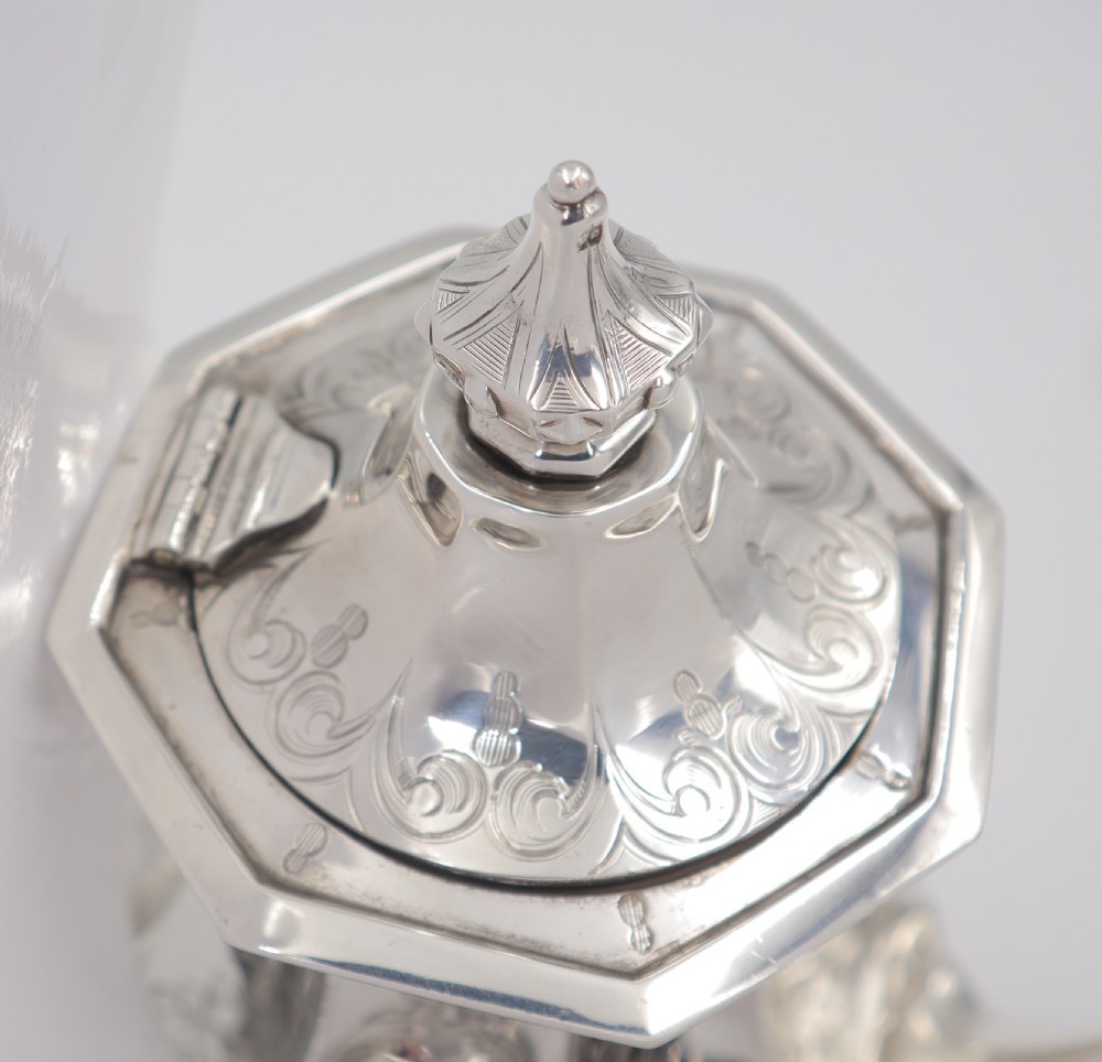 Antique Silver Coffee Pot. View IX