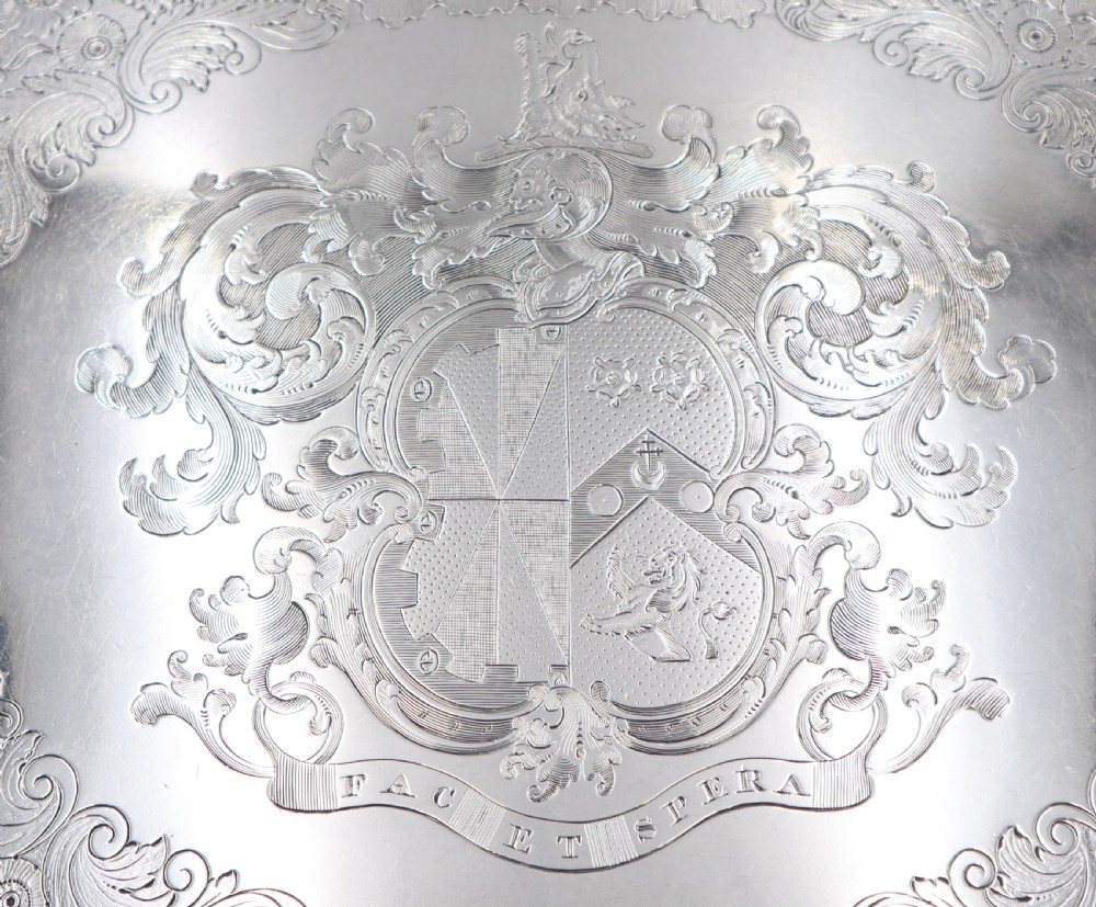 Antique Silver Tray. View III