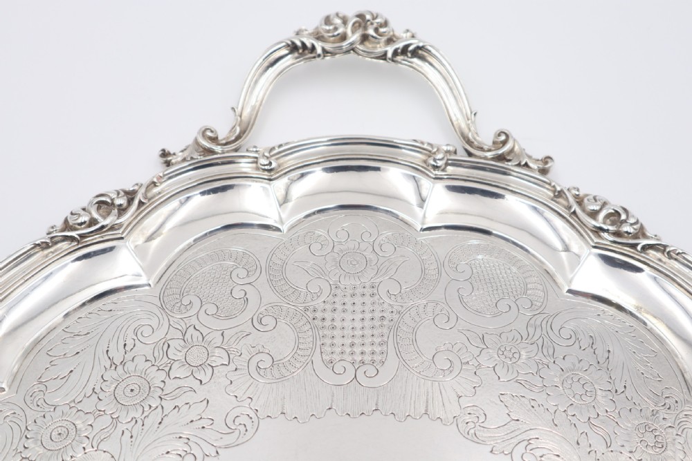 Antique Silver Tray. View IV