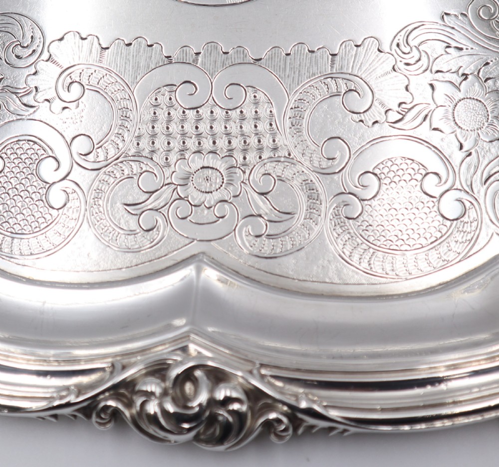 Antique Silver Tray. View VI