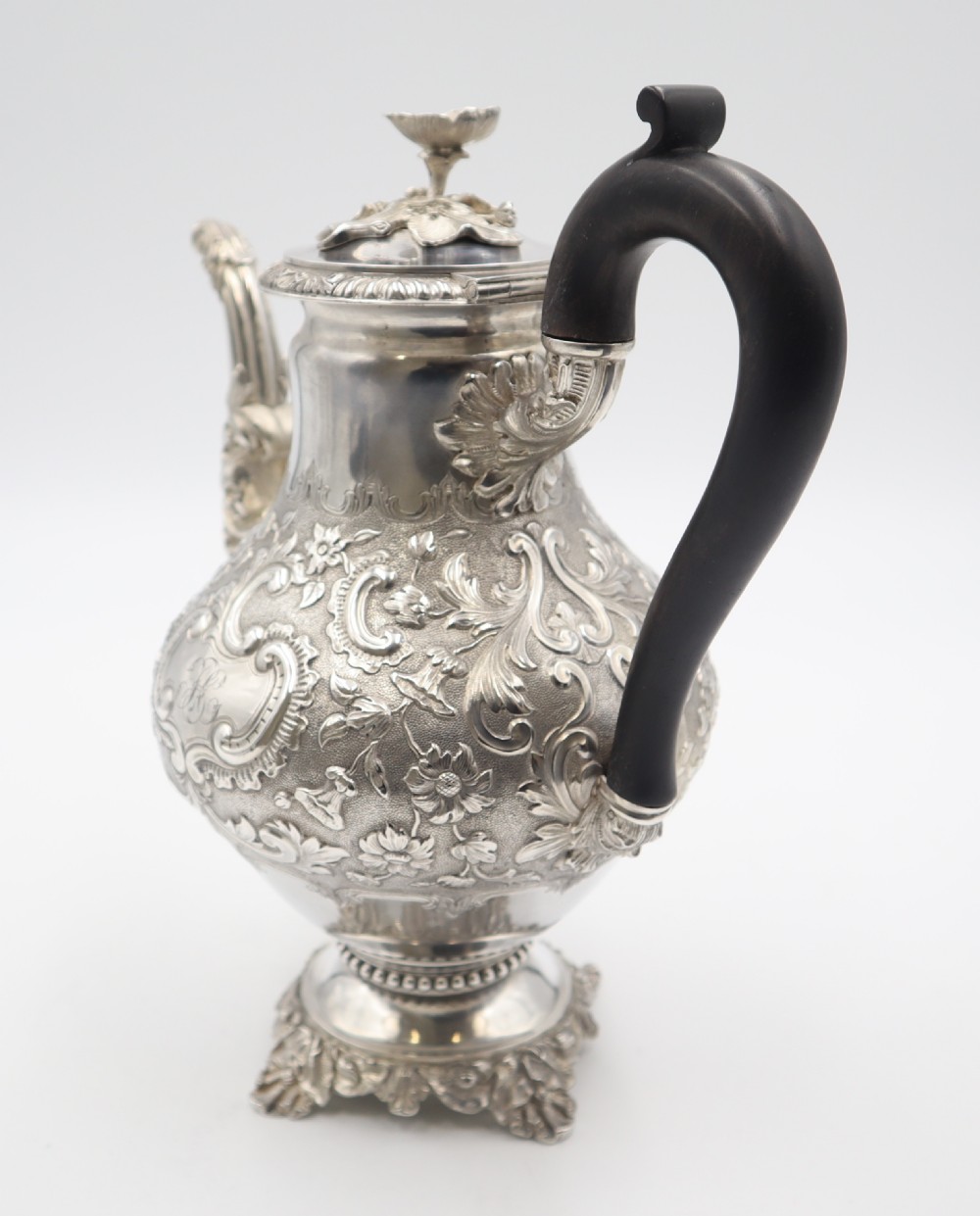 Antique Silver Coffee Pot. View IV
