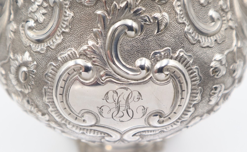 Antique Silver Coffee Pot. View VII