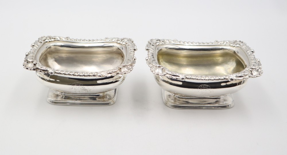 Antique Silver Salts. View III