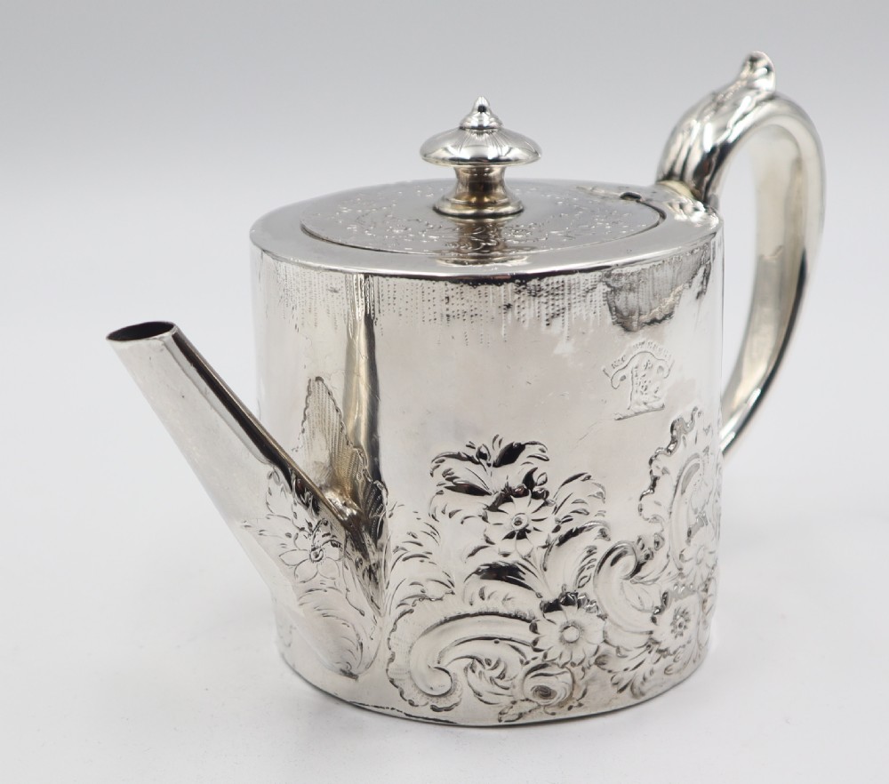 Antique Silver Tea Pot. View VII