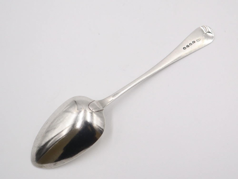 Pair Antique Silver Spoons. View VI