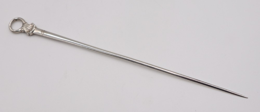 Antique Silver Game Skewer.