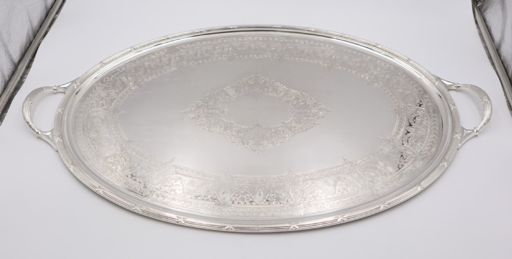 Antique Silverplated Tray.